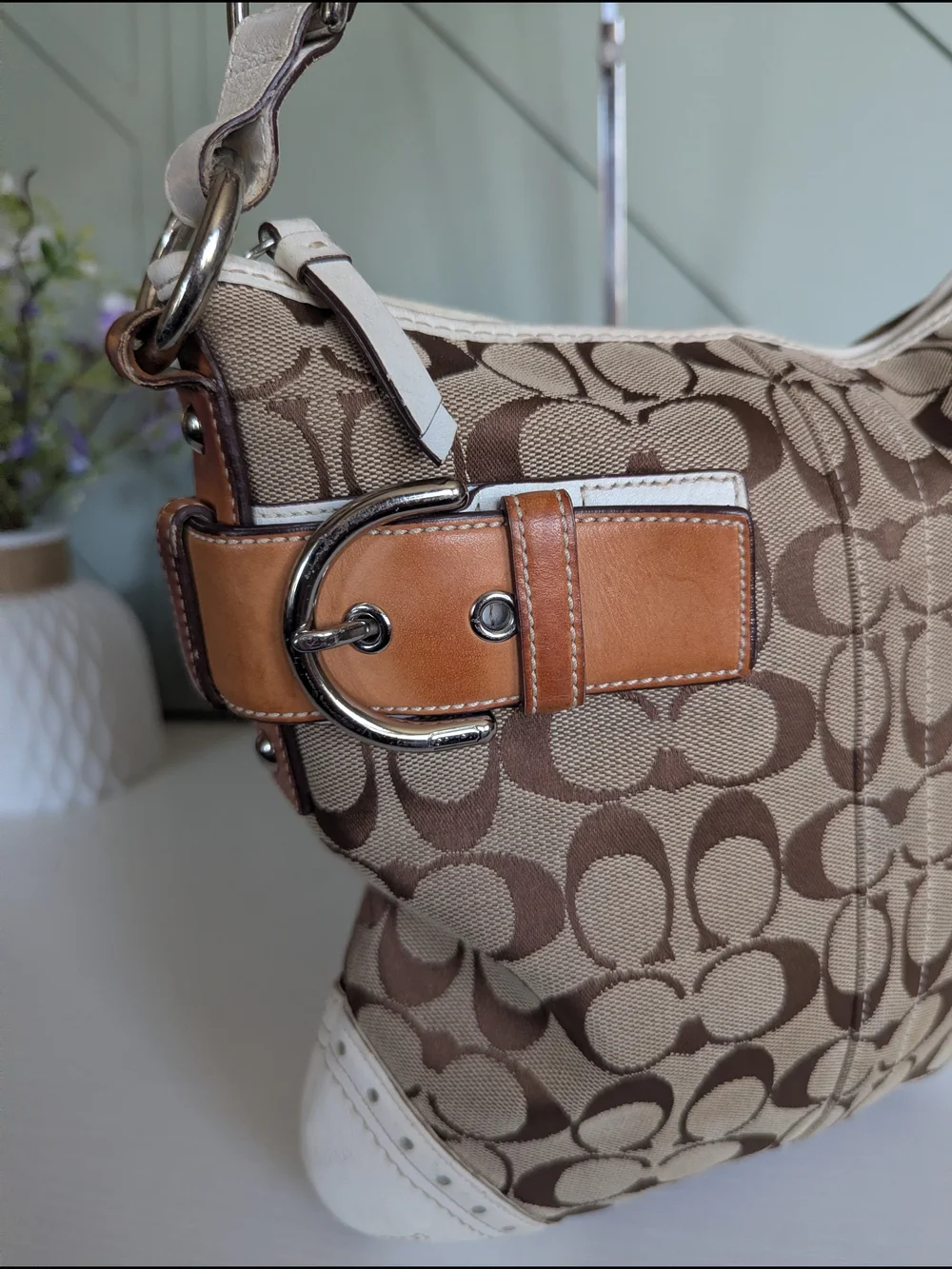 Y2K Coach Signature Soho Buckle Duffle (Style No. 1487/3577).
